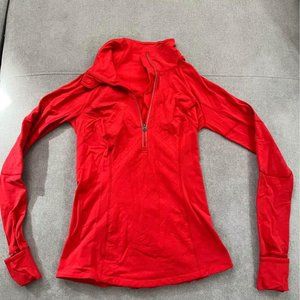 Red Lululemon Pullover-Size 6